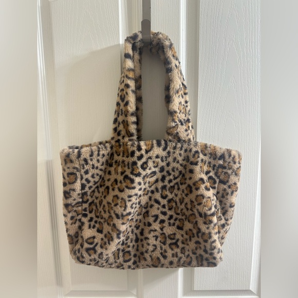 Wild Fable Leopard Print Tote Bag - Picture 1 of 2